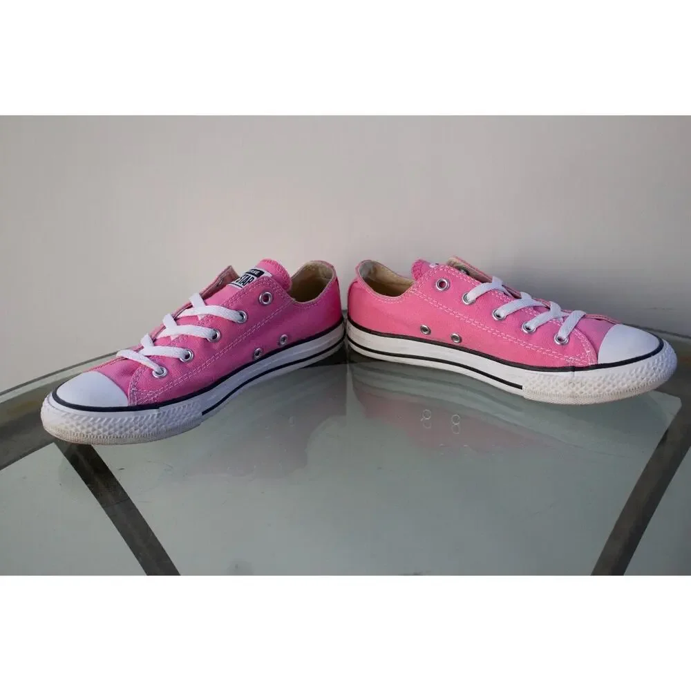 Converse Chuck Taylor All Star Ox 3J238 Pink Girl Shoe Canvas Low Top Youth sz 3